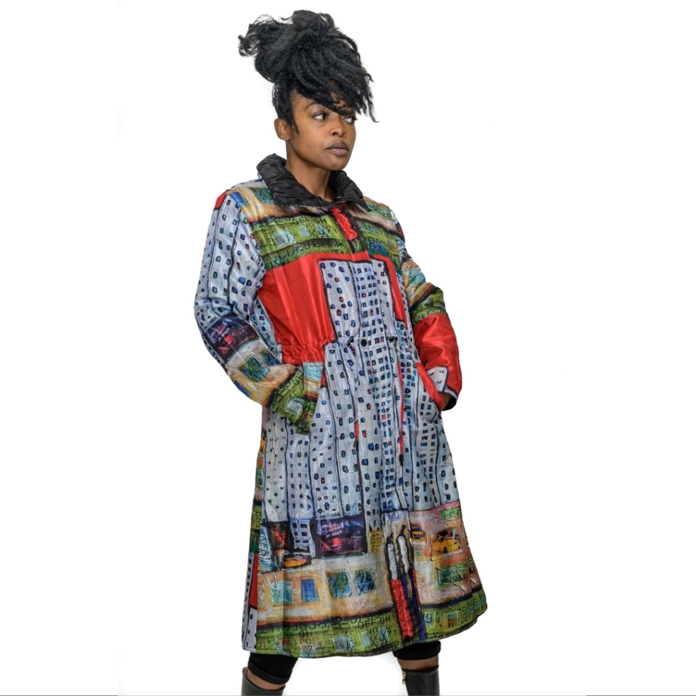 UBU Reversible Quilted Raincoat